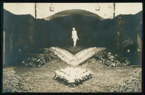 Foto AK - Gartenbauausstellung Heilbronn Harmonie - kunstvolle Präsentation 1926