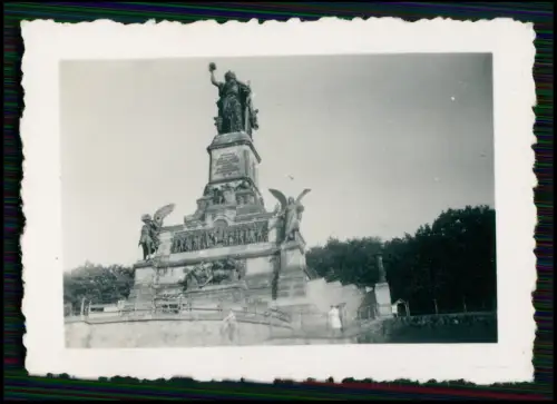 12x alte Foto - Rüdesheim Motive am Rhein und am Niederwald National Denkmal