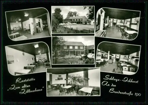 Foto AK Raststätte Zum alten Zöllnerhaus in Schlage-Ickhorst an Bundesstraße 190