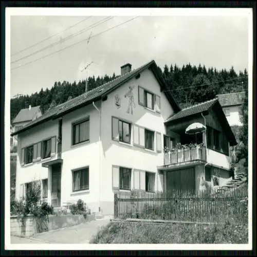 Foto AK  Stühlingen Kalvarienbergstraße - Haus Maria Schüle Pension Lr. Waldshut