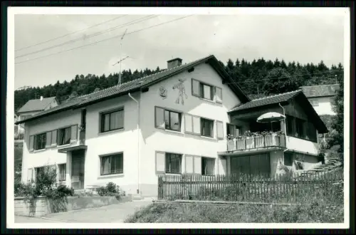 Foto AK  Stühlingen Kalvarienbergstraße - Haus Maria Schüle Pension Lr. Waldshut