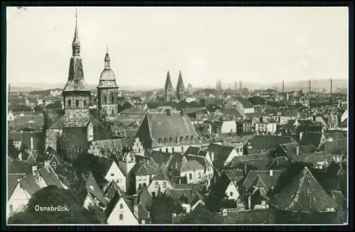 2x Foto AK Osnabrück - Gebäude markante Dächer u. Vitischanze - Trinks Postkarte
