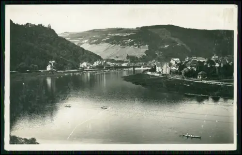2x Foto AK Cochem Mosel gesehen vom Haus Krain -Atelier Lambrecht Traben Trabach