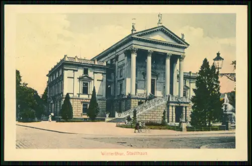 AK - Stadthaus in Winterthur - 1865 -69 von Gottfried Semper erbaut - 1927 gel.