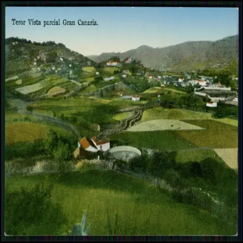 2x AK - Ansicht von Teror und Bahia - auf Gran Canaria Kanarische Insel - 1925