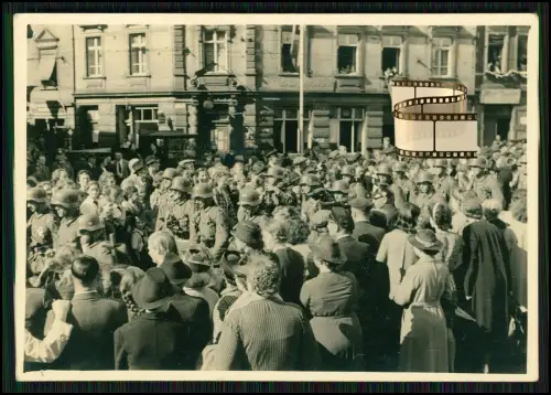 2x Foto -  Ludwigshafen am Rhein-  Soldaten Wehrmacht - Rückkehr zur Garnison