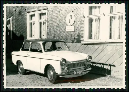 11x Foto - DDR Region Oranienburg Brandenburg - Trabant 601 OR 37-26 und andere