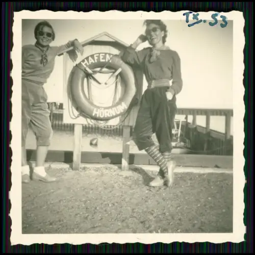 22x Foto - Reise zur Nordsee-Insel Sylt - diverse Aufnahmen 1953 - wie es war