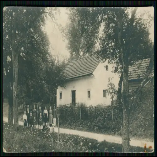 Foto AK Hausansicht Weg Dorf bei - Amstetten in Niederösterreich - um 1910