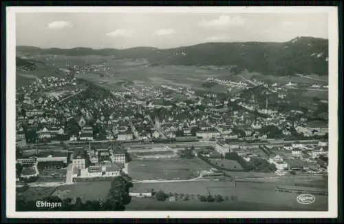 Foto AK Kosmos - Luftaufnahme Ebingen Albstadt im Zollernalbkreis - 1939 gel.