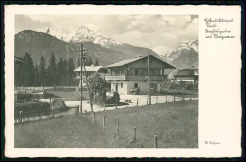 Foto AK - Berchtesgaden Strub Bischofswiesen - kleiner Laden -1940 Feldpost gel.