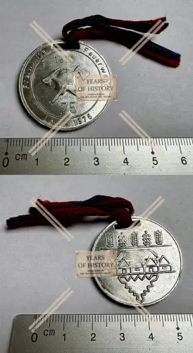 Abzeichen Freiwillige Feuerwehr Lohbarbek Lo-La 75 Jahre Medaille 1901-1976 Itz