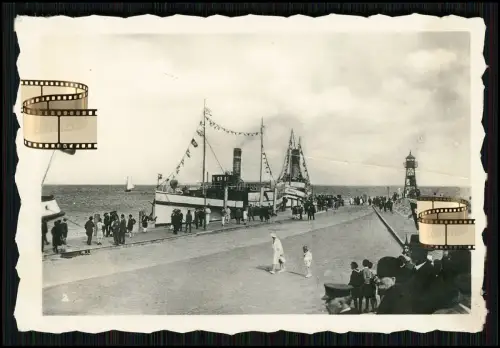 Foto Norderney in Ostfriesland - Fährschiff Frisia - Reederei Norden Frisia 1936