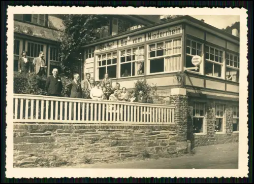 2x Foto 12x9cm - Gasthof Die vom Niederrhein - Werbung Schultheis Bierkeller