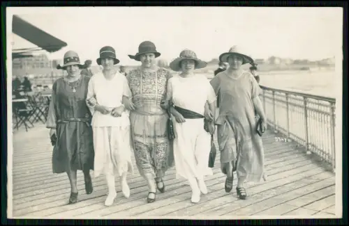 3x Echt Foto AK Scheveningen Den Haag Damen Strand 1915 Fotografie J. H. Misset