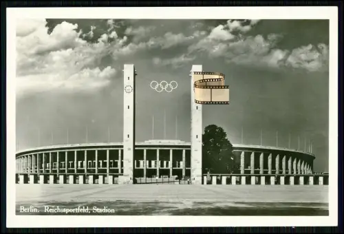 Foto AK - Berlin Charlottenburg - Blick auf das Reichssportfeld Stadion ….