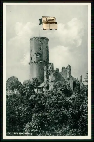 AK - Bad Godesberg Bonn am Rhein - Blick auf die Godesburg - 1938