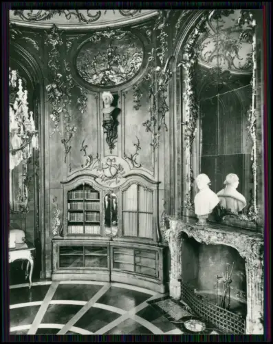 12x Foto - Schloss Sanssouci Potsdam - Prunkvolle Innenräume  Rokoko pur Details