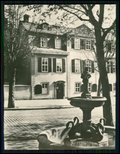 10x Foto Schillerhaus Weimar Wohnhaus d. Dichters Museum mit originalem Mobiliar