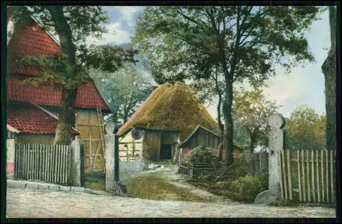 6x AK Lüneburger Heide - violette Blütenpracht stille Natur und idyllische Pfade