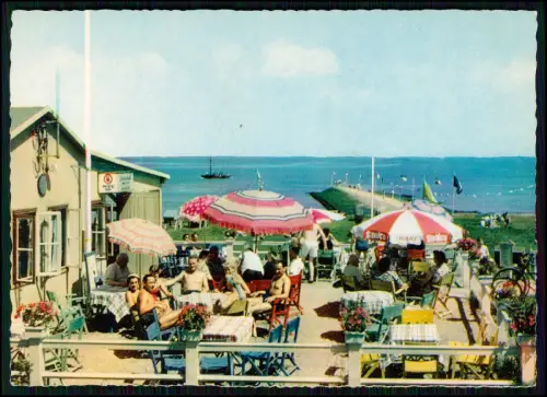 5x AK Nordseebad Burhave Butjadingen - Badekleidung Strandhalle Kiosk und andere