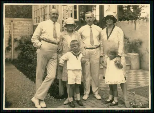 7x Foto - unsere nach Reise nach Sylt 1930 –Damen  feine Hüte Seeluft und andere