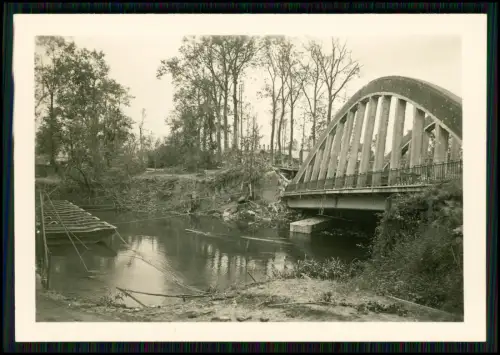 9x Foto Soldaten - Kriegszerstörung - Jura Bourgogne-Franche-Comté - Rhône-Kanal