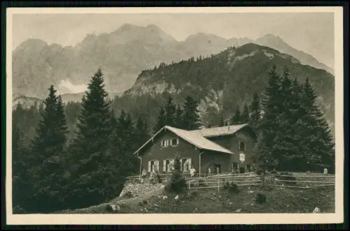 8x AK - Mittenwald und Garmisch - Großherzog-Adolf-Haus der A.-V.-S. und andere