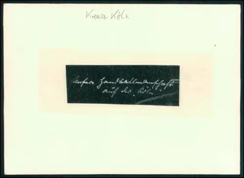 Foto 18×13cm Fußballmannschaft auf Kreuzer Köln Kriegsschiff Marine an Bord 1938