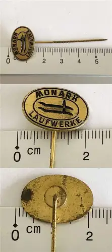 altes Abzeichen Monark Laufwerke Deutsches Auto-Fahrwerk-Antriebs-Werbe Pin