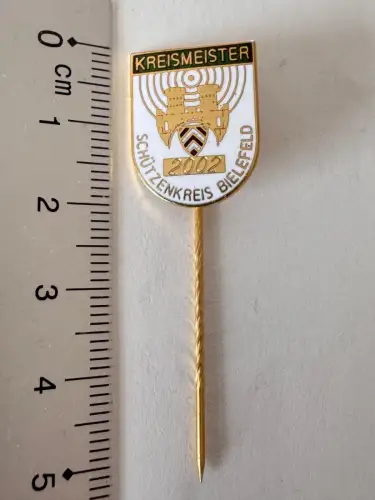 Nadel - Kreismeister Schützenkreis Bielefeld 2002 WSB DSB - Bielefelder Wappen