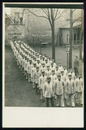 4x Foto AK 1. WK - Soldaten diverse Ansichten Münster und andere