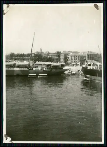 12x Foto - große See-Reise mit Luxusdampfer um 1930 - Landgang Lissabon Malaga