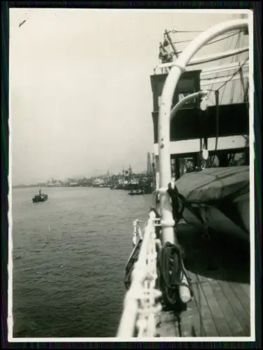 12x Foto - große See-Reise mit Luxusdampfer um 1930 - Landgang Belgien Holland