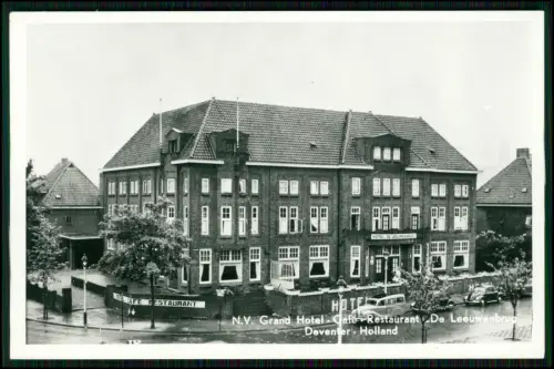Foto AK - Deventer Holland - Grand Hotel Café und Restaurant - De Leeuwenbrug