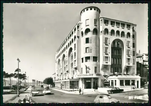 Foto AK- Hotel Mediterranée - in Cannes - französischen Riviera A.-M. Frankreich