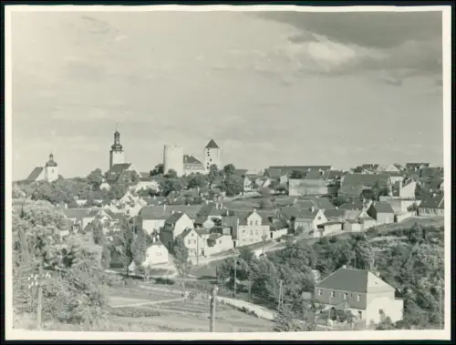 altes Foto 24x18cm - Querfurt in Sachsen-Anhalt - Panorama der Stadt