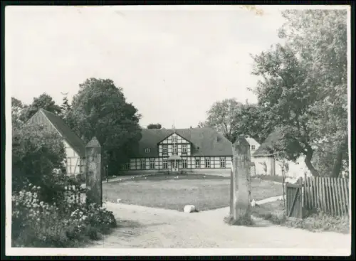 Foto 18x13cm - Gutshof Bauernhaus Fachwerkhaus große Hofeinfahrt Niedersachsen ?