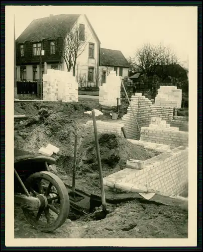 Foto - Soltau im Heidekreis - Tetendorfer Str. 24 - Ansicht Haus im Rohbau 1935