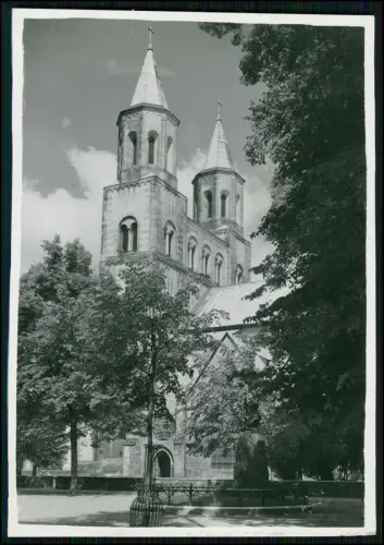 Foto 17x12cm - Dom zu Hildesheim Mariendom Kathedrale - mit Denkmal