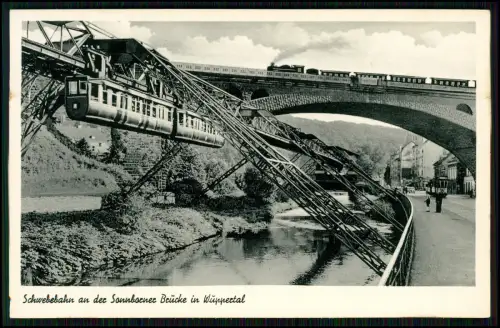 4x AK- Wuppertaler Schwebebahn - Vohwinkel Elberfeld Barmen Oberbarmen - 1900-30