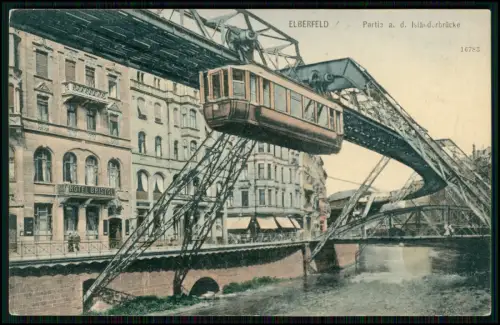 4x AK- Wuppertaler Schwebebahn - Vohwinkel Elberfeld Barmen Oberbarmen - 1900-30