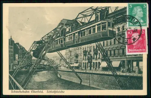 4x AK- Wuppertaler Schwebebahn - Vohwinkel Elberfeld Barmen Oberbarmen - 1900-30