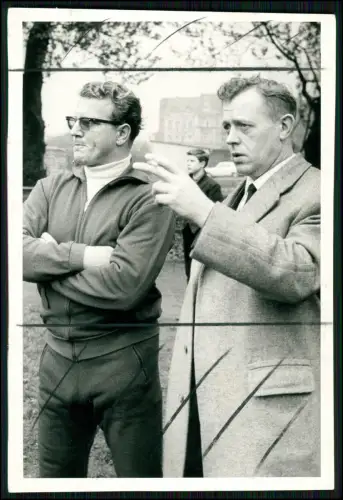 2x Foto u. Autogramkarte Karl-Heinz Spikofski - 1965 in Gelsenkirchen Schalke 04