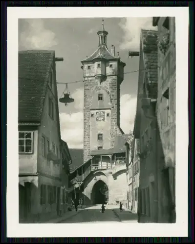 15x alte Foto- Rothenburg ob der Tauber - Plönlein Stadtmauer Turmweg Marktplatz