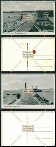 Orig. Foto AK 2x Ostseebad Travemünde bei Lübeck 