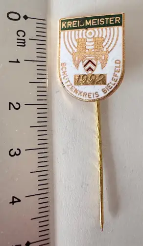 Nadel - Kreismeister Schützenkreis Bielefeld 1992 WSB DSB - Bielefelder Wappen