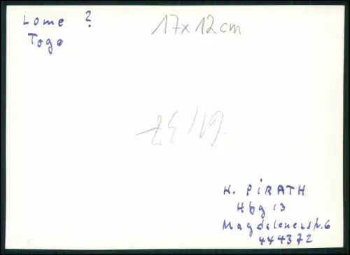 Foto 17x12cm  - Togo Westafrika Lome ? Golf von Guinea Luftbild Fliegeraufnahme