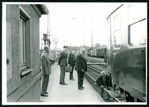 4x Foto 18x13cm - Bahnhof München Ost Haidhausen - Deutsche Bahn um 1960