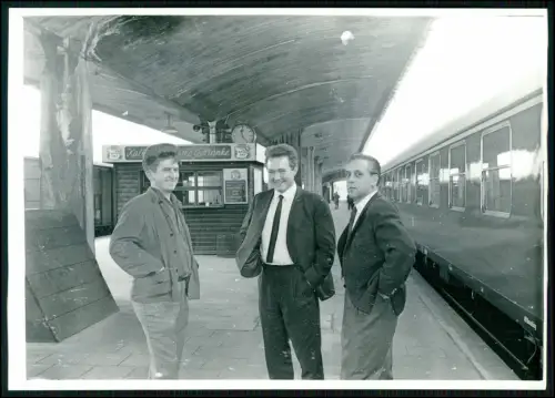 4x Foto 18x13cm - Bahnhof München Ost Haidhausen - Deutsche Bahn um 1960